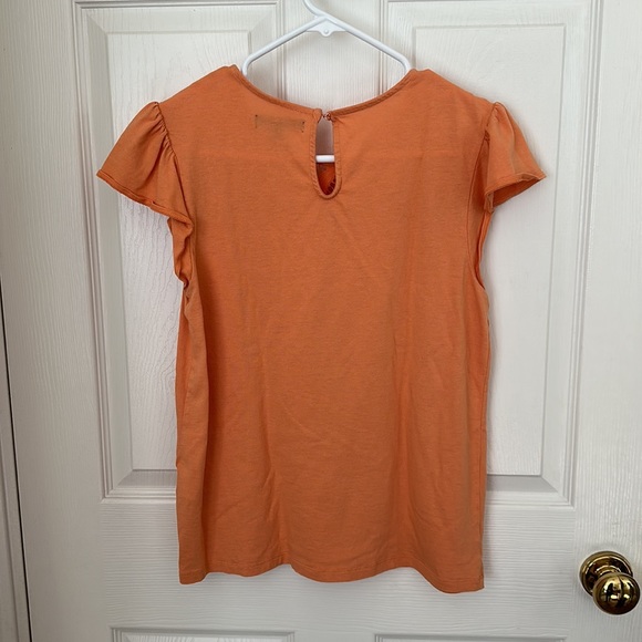 Banana Republic Flutter Cap Sleeve Top Size Small - Picture 4 of 6